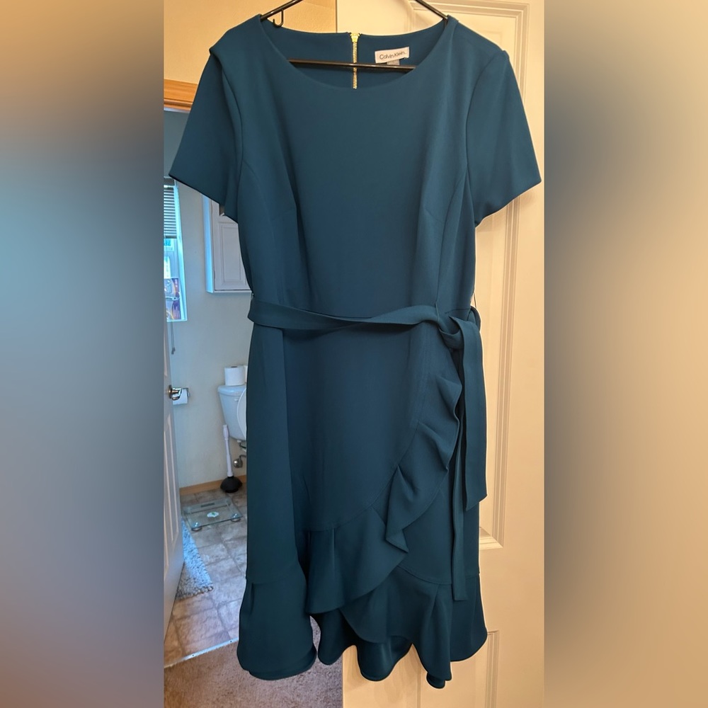Blue Calvin Klein Dress Size 16